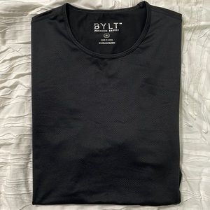 Bylt Basics Performance+ Drop-Cut Shirt (Short sleeve)-Black-XL